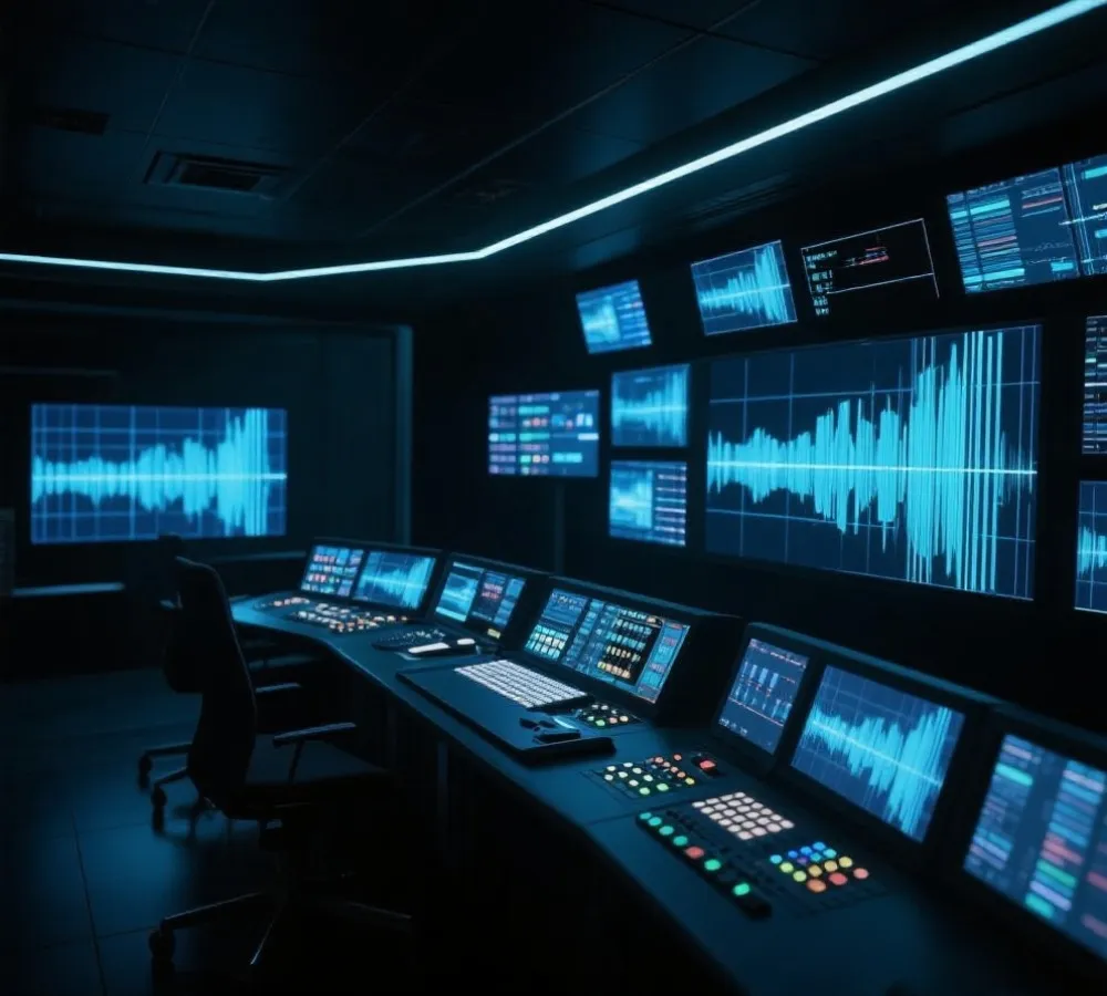 直播信号与数据追踪示意图